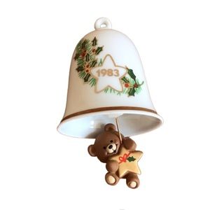Hallmark “Teddy Bear Ringer” Bell Christmas Ornament